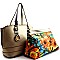 Flower Print Inner Stylish Bag 2 in 1 Tote