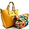 Twist-lock Flower Inner Bag 2 in 1 Small Bucket Tote