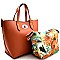 Twist-lock Flower Inner Bag 2 in 1 Small Bucket Tote