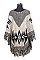 Fringe Knitted Poncho FM-KM3077