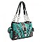 Westen Stoned Buckle Handbag KNL-8469