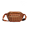 Fashion Multi Pockets Monogram G  Fanny Pack Waist Bag