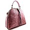 Boutique Quality Textured Round Satchel