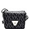 KV3742-LP Vera Klaire Logo Flap Cross Body