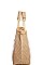 TRENDY SMOOTH TEXTURED TASSELED MESH HOBO BAG JYL-0043