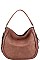 STYLISH TEXTURED PU LEATHER MODERN FASHION CHIC SHOULDER SATCHEL BAG JYL-0185-1