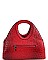 STYLISH TEXTURED PU LEATHER FASHION CHIC TASSEL SATCHEL JYL-0212