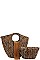 2IN1 PYTHON SKIN TASSEL SATCHEL BAG