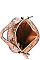 PYTHON PATTERN CIRCLE SHOULDER BAG WITH LONG STRAP