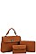 3IN1 STYLISH MODERN SATCHEL WITH LONG STRAP