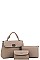 3IN1 STYLISH MODERN SATCHEL WITH LONG STRAP