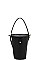 PAIL BUCKET SHAPE SHOULDER BAG