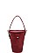 PAIL BUCKET SHAPE SHOULDER BAG