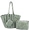 TRENDY 3 IN 1 MULTI FOLDED DESIGN TOTE BAG