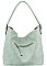 2 IN 1 REVERSIBLE TRENDY SATCHEL WITH LONG STRAP