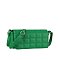 Quilted Flapover Crossbody Bag