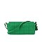 Quilted Flapover Crossbody Bag