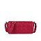 Quilted Flapover Crossbody Bag