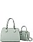 STYLISH SMOOTH TEXTURED 2in1 SATCHEL SET JYL-1263