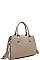 STYLISH SMOOTH TEXTURED 2in1 SATCHEL SET JYL-1263