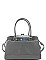 DESIGNER FASHION GLOSSY PU LEATHER SATCHEL JYL-1341