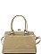 DESIGNER FASHION GLOSSY PU LEATHER SATCHEL JYL-1341