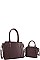 2 IN 1 SATCHEL SET WITH LONG STRAP