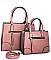 2 IN 1 TOTE SET WITH TWO STRAPS
