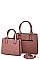 2 IN 1 TOTE SET WITH TWO STRAPS