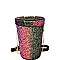 L0151-LP Multi-Color Glittery Trash Can Shape Bucket Shoulder Bag