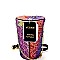 L0151-LP Multi-Color Glittery Trash Can Shape Bucket Shoulder Bag