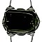 2 in 1 Ostrich Print Color Block Patchwork Satchel