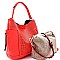 Fashionable Laser-cut 2 in 1 Pocket Hobo MH-LB105