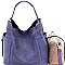 Fashionable Perforated 2 in 1 Side Pocket Hobo MH-LBB105