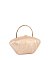 Golden Top Handle Marble Clutch Evening Bag