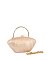 Golden Top Handle Marble Clutch Evening Bag