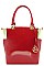 Two Tone Patent Boutique Quality Tote