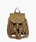Buckle Flap Fringe Backpack