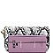 Double Zip-Around Leopard Print Wristlet Wallet