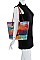 FASHIONABLE OIL PAINTED 3-PC SHOPPER BAG SET JYLF-169