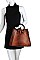 CROCO SKIN PATTERN STUDDED SATCHEL WITH LONG STRAP