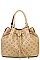 MODERN CUTE PEARL ACCENT SATCHEL WITH LONG STRAP