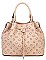 MODERN CUTE PEARL ACCENT SATCHEL WITH LONG STRAP