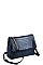 CROC PRINT CROSSBODY SHOULDER BAG