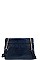 CROC PRINT CROSSBODY SHOULDER BAG
