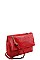 CROC PRINT CROSSBODY SHOULDER BAG