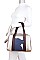 2 IN 1 BEAR PATCH BOSTON BAG SET WITH LONG STRAP