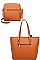 3 IN 1 STYLISH MODERN TOTE CROSSBODY AND CLUTCH SET
