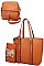 3 IN 1 STYLISH MODERN TOTE CROSSBODY AND CLUTCH SET