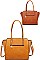 2IN1 MODERN SATCHEL SET WITH LONG STRAP